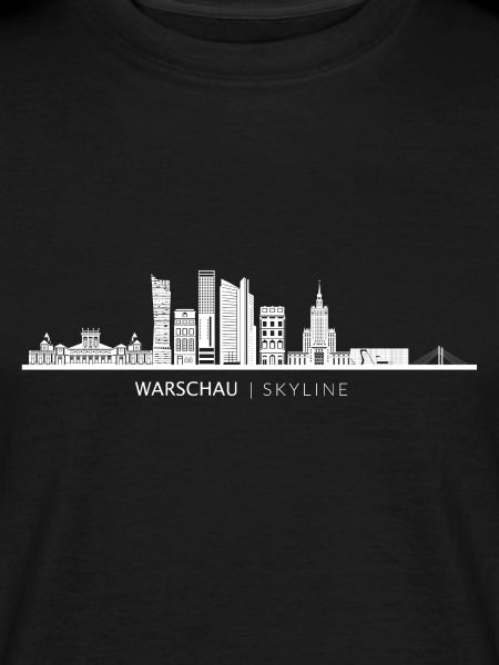 Warsaw landmarks skyline gift