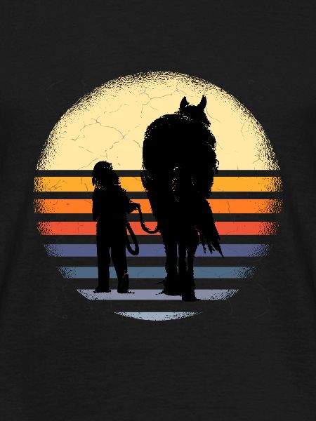Pferd Pferde Mädchen Shirt