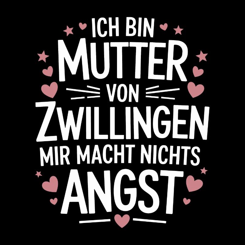 Zwillingsmama Zwillings Mutter Mama von Zwillingen