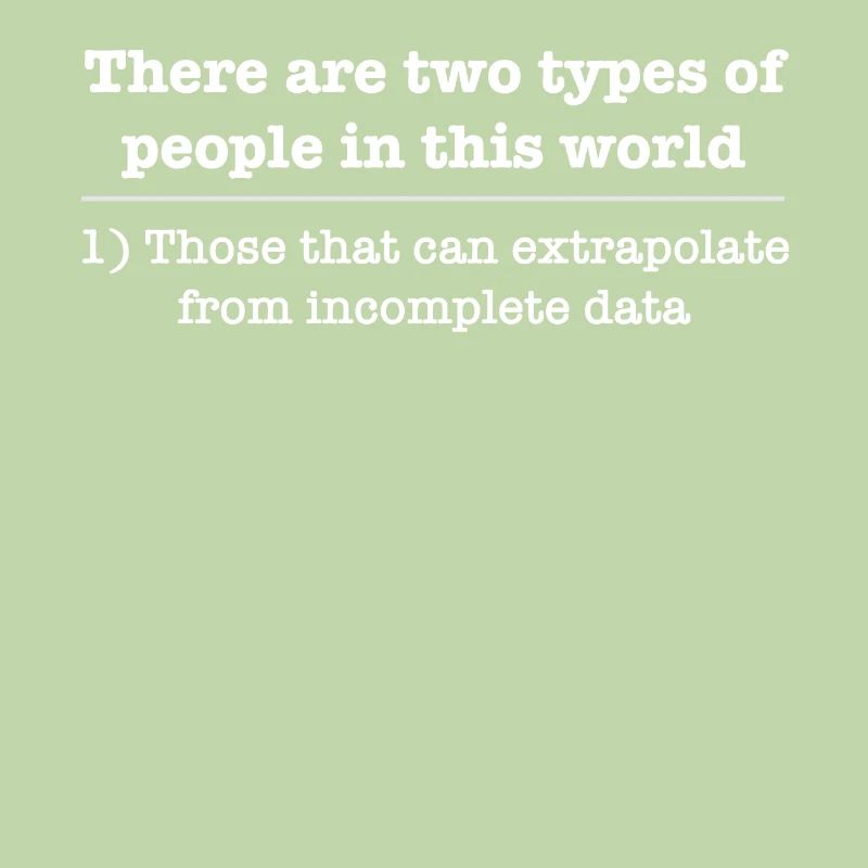Extrapolate Data people