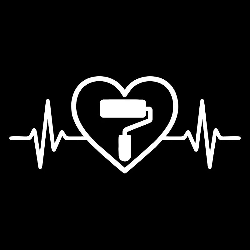 House Painter Roller Heart