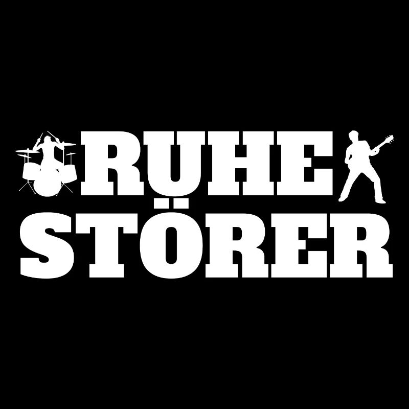 Ruhestörer Schlagzeuger Gitarrist