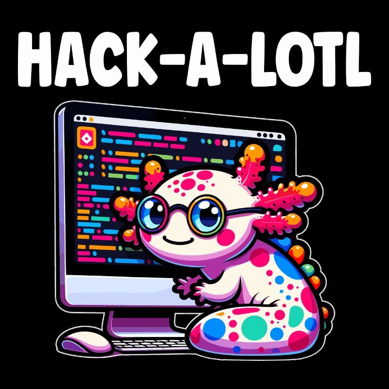 Funny Coding Axolotl Programming Gift