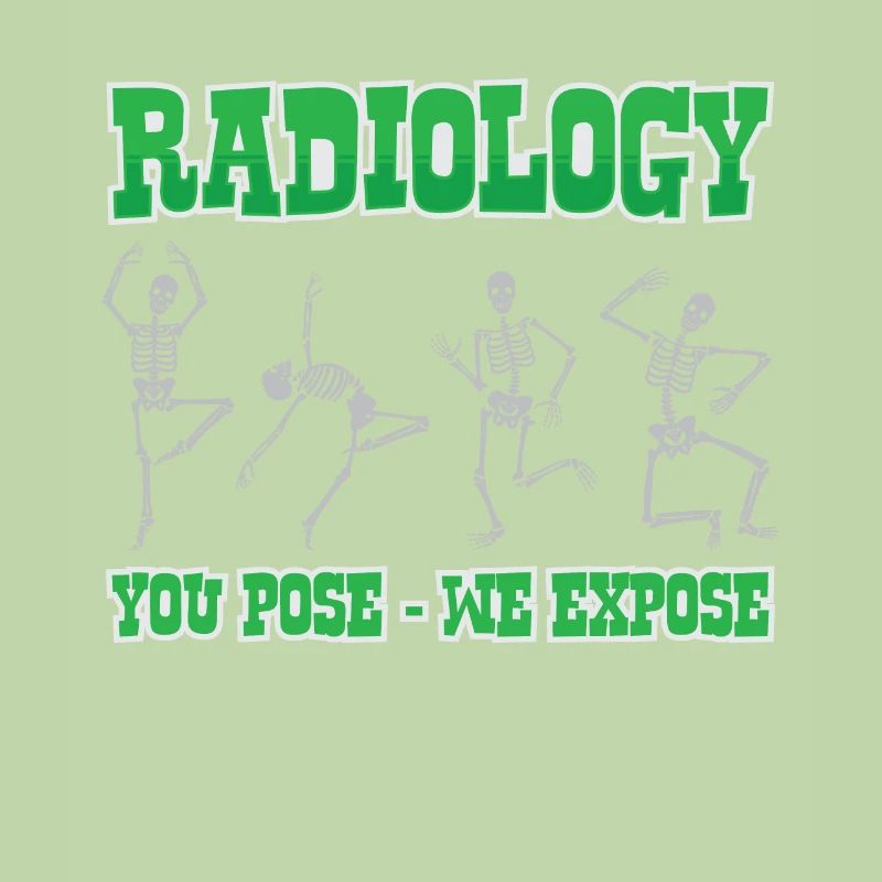 Radiology Radiologist Dancing Skeleton Wheel Tech