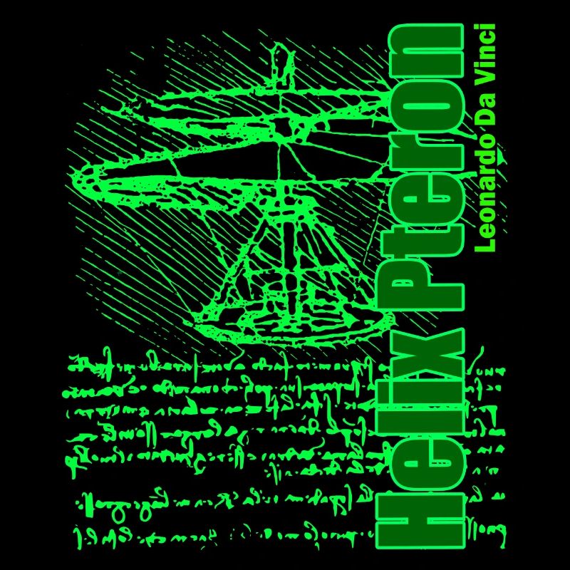 Leonardo da Vinci - Helix Pteron - Hubschrauber