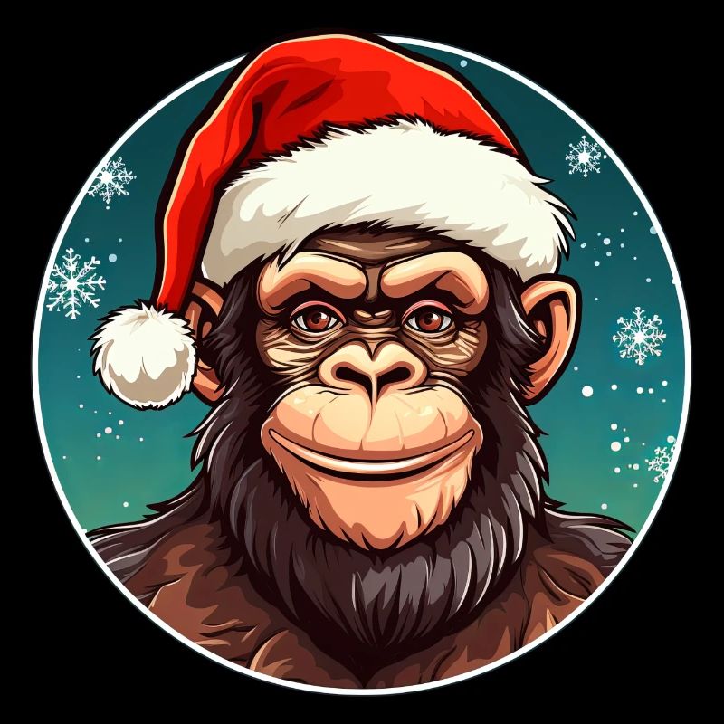 Chimpanzees Christmas