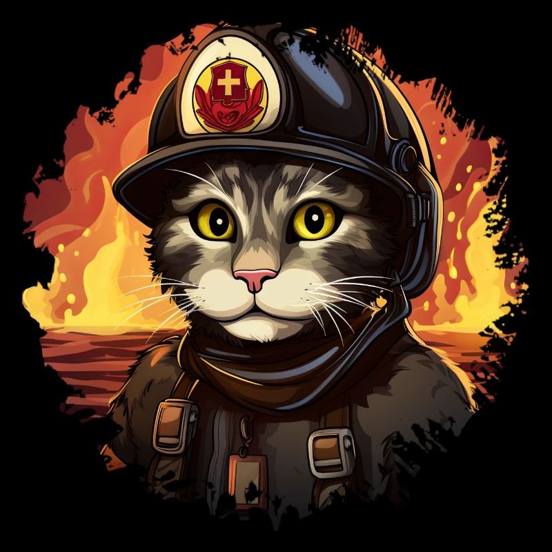 Fire Brigade Cat