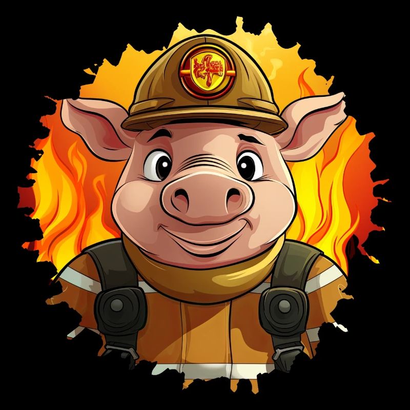 Firefighter Pig