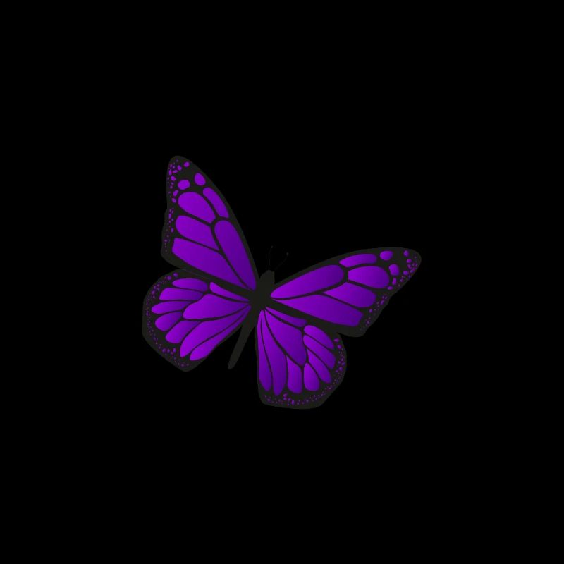 Emoji papillon violet