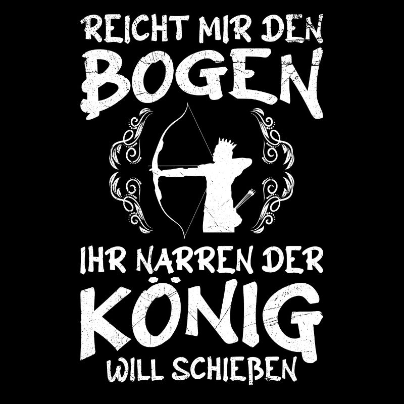 König will Bogenschießen Bogenschütze
