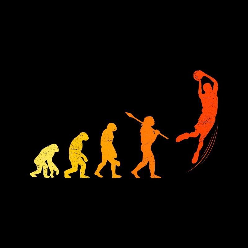 Basketballer Evolution Monkey Basketball