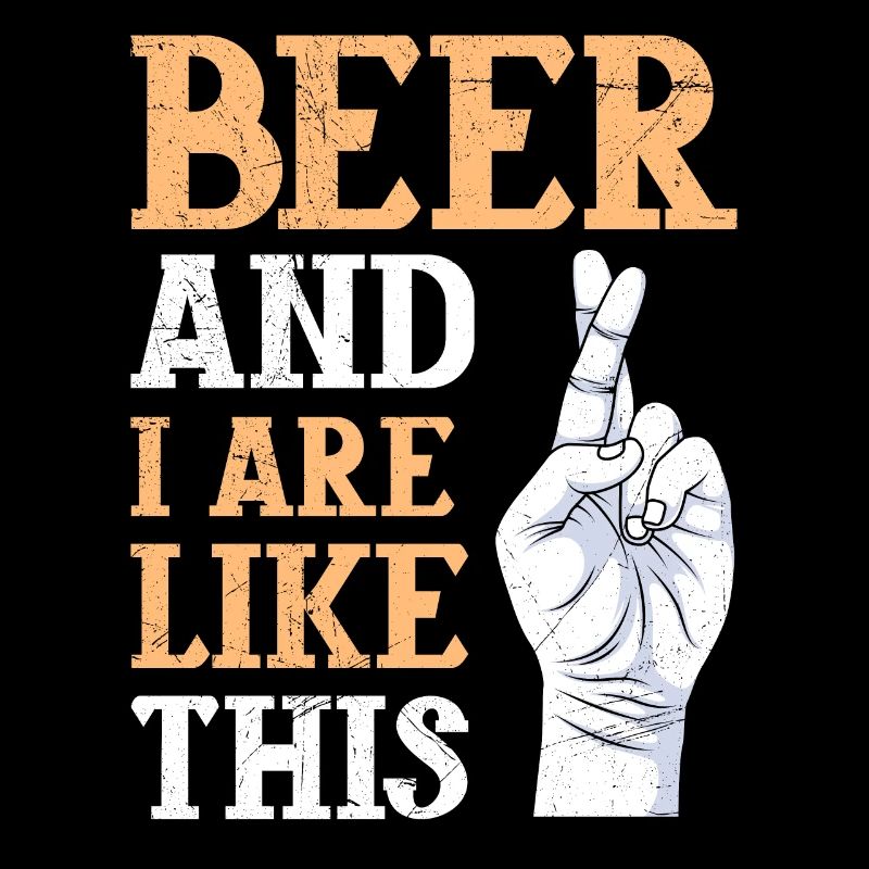 Bier und ich wir sind so Biertrinker Männer Malle