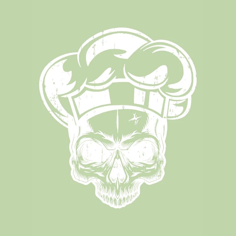 Skull Chef’s Hat Griller Chef