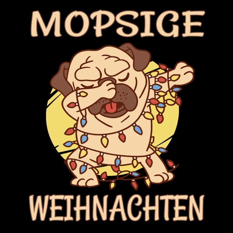 Mopsige Weihnachten - Dabbing Mops