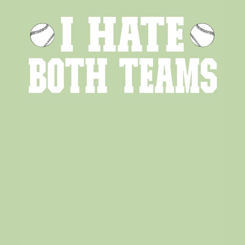 I hate both teams baseball