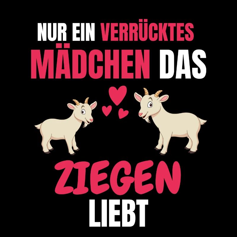 Bauernhof Tier Mädchen Lustiges Geschenk Ziege