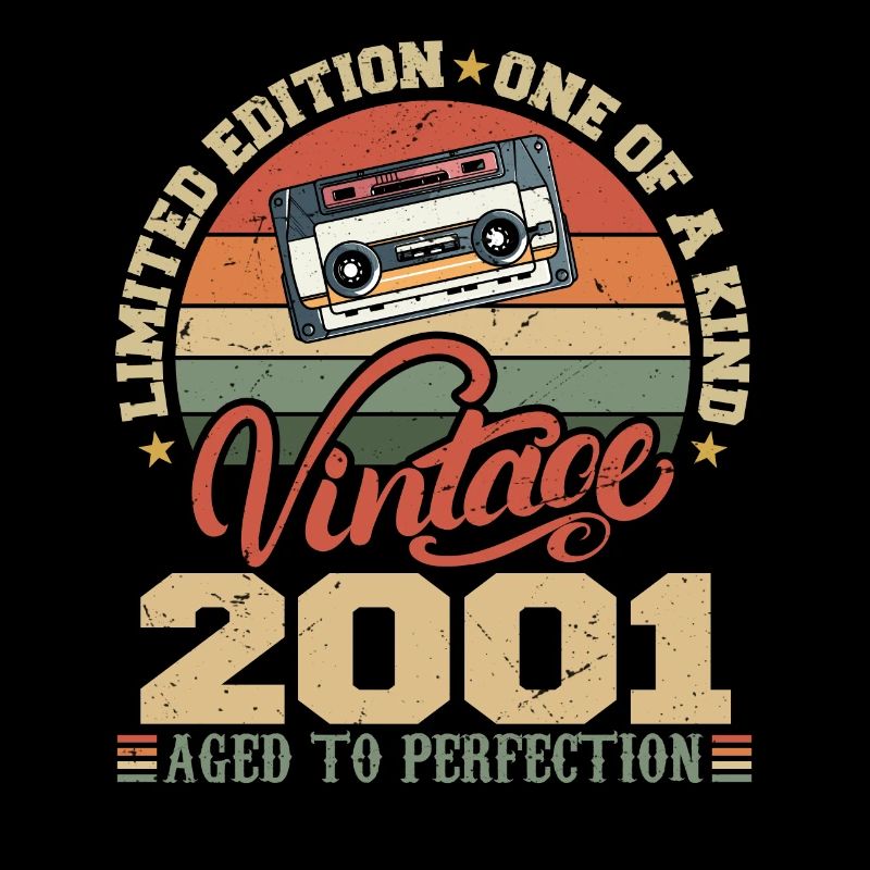 Vintage 2001 Retro 2001 Birthday Gift