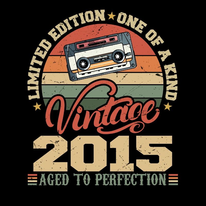 Vintage 2015 Retro Geburtstagsgeschenk 2015