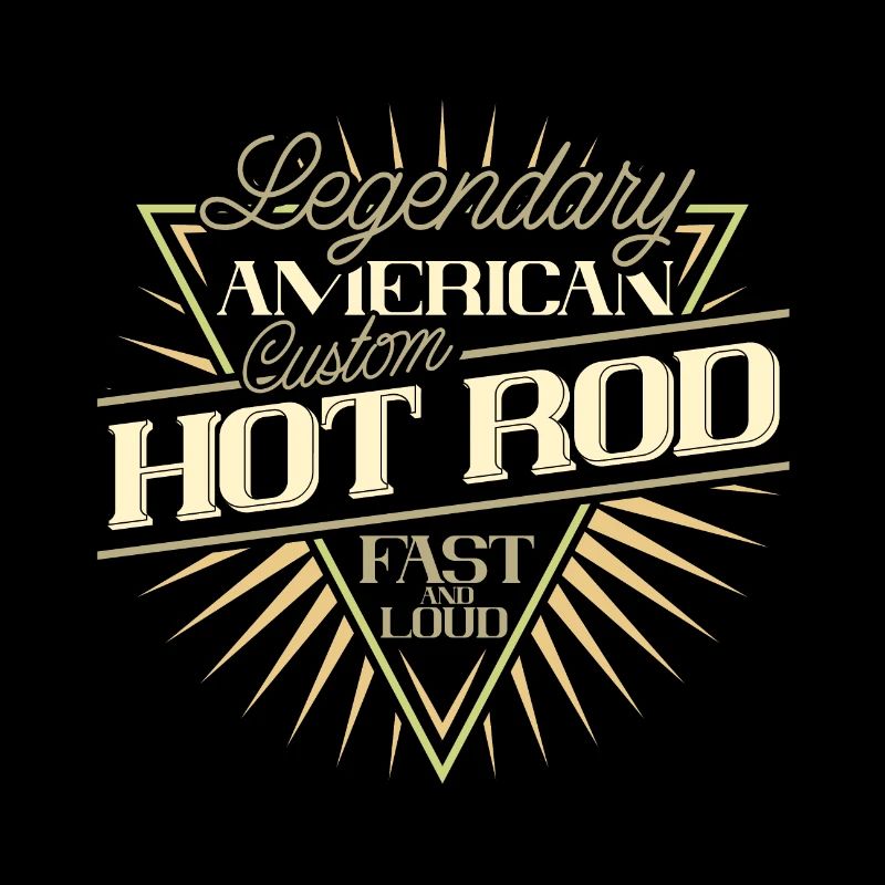 American Hot Rod Tshirt design