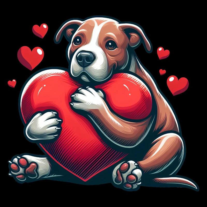 Pitbull Valentinstagsgeschenke
