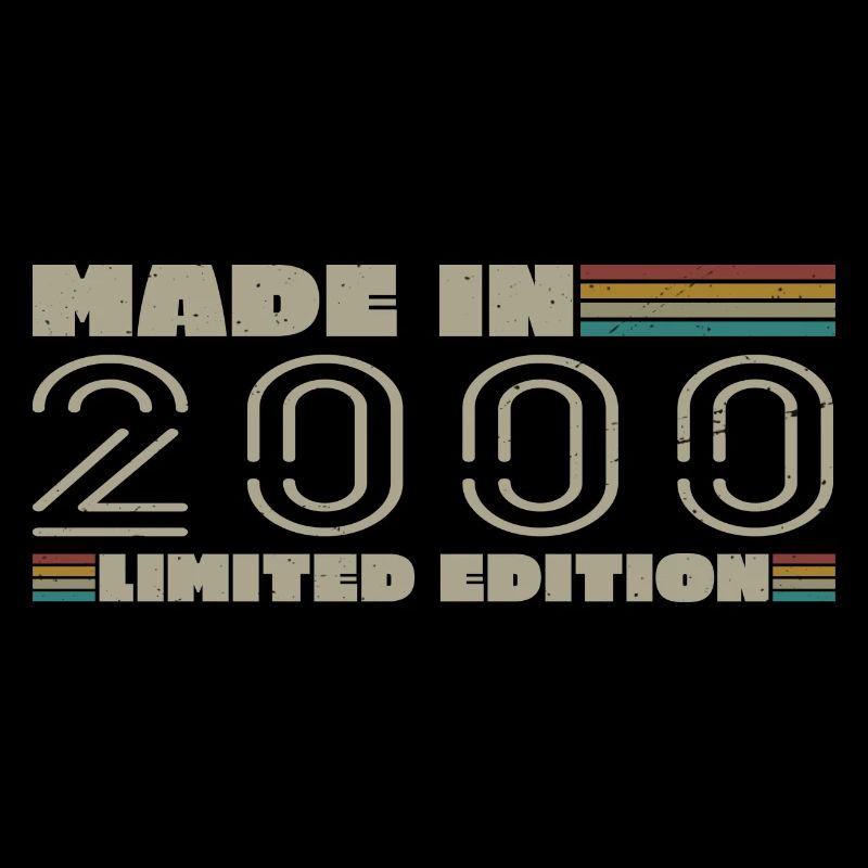 Cadeau d'anniversaire 2000 vintage 2000 né en 2000