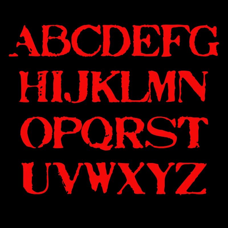 ABC Geschenkidee Alphabet Buchstaben Kindergarten
