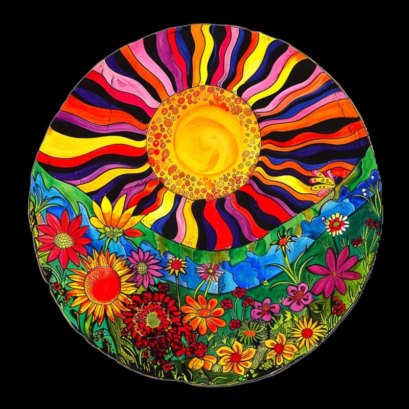 Cool sun motif