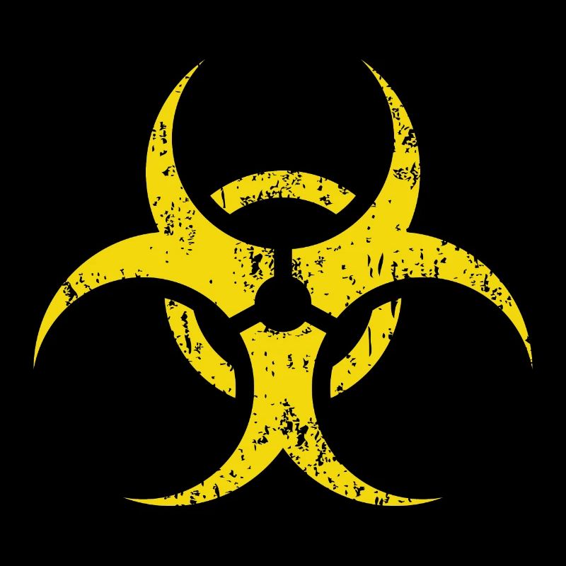 Biohazard Symbol Corona Virus Geschenkidee Warnung