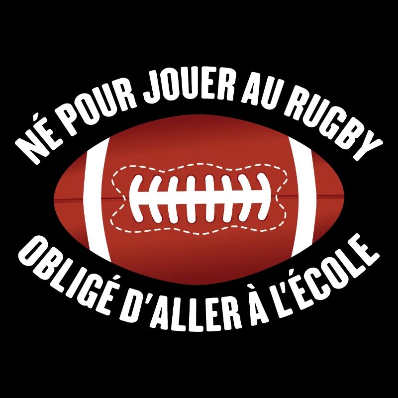 Né pour jouer au rugby obligé d'aller à l'école