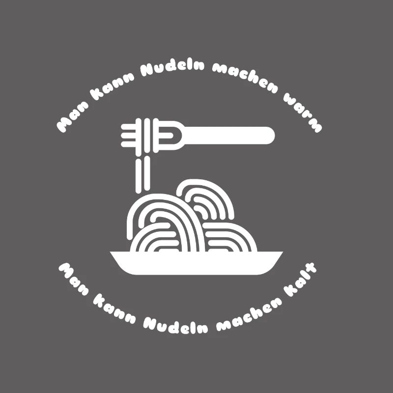 Mann kann Nudeln machen warm oder kalt