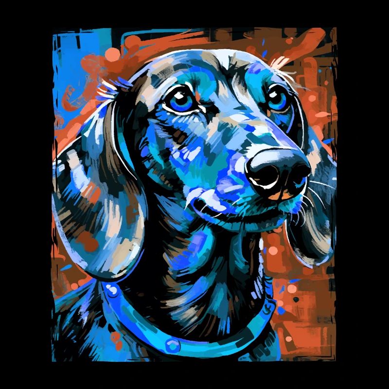 Teckel Chien Portrait Teckel