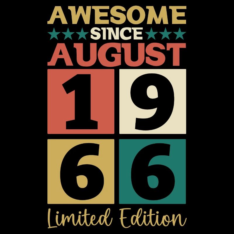 Awesome since August 1966 56. Geburtstag Geschenk