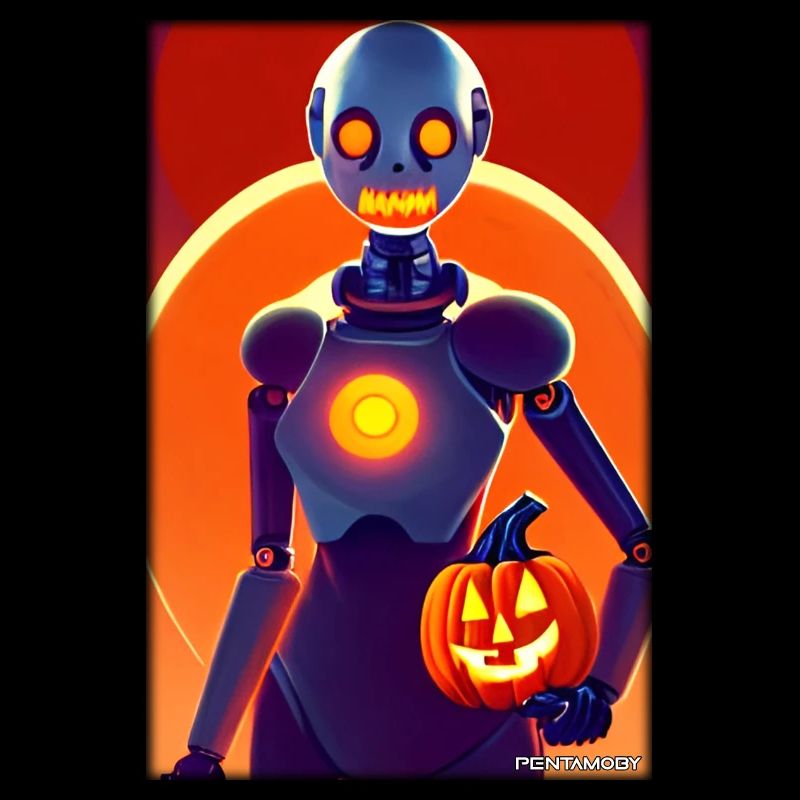 Robots Halloween Future Technology Science
