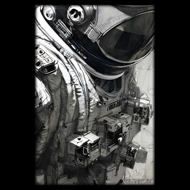 Technologie de science-fiction Astronaut Future