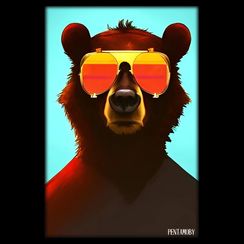 Bear Sunglasses Wildlife Forest Animals Wilderness