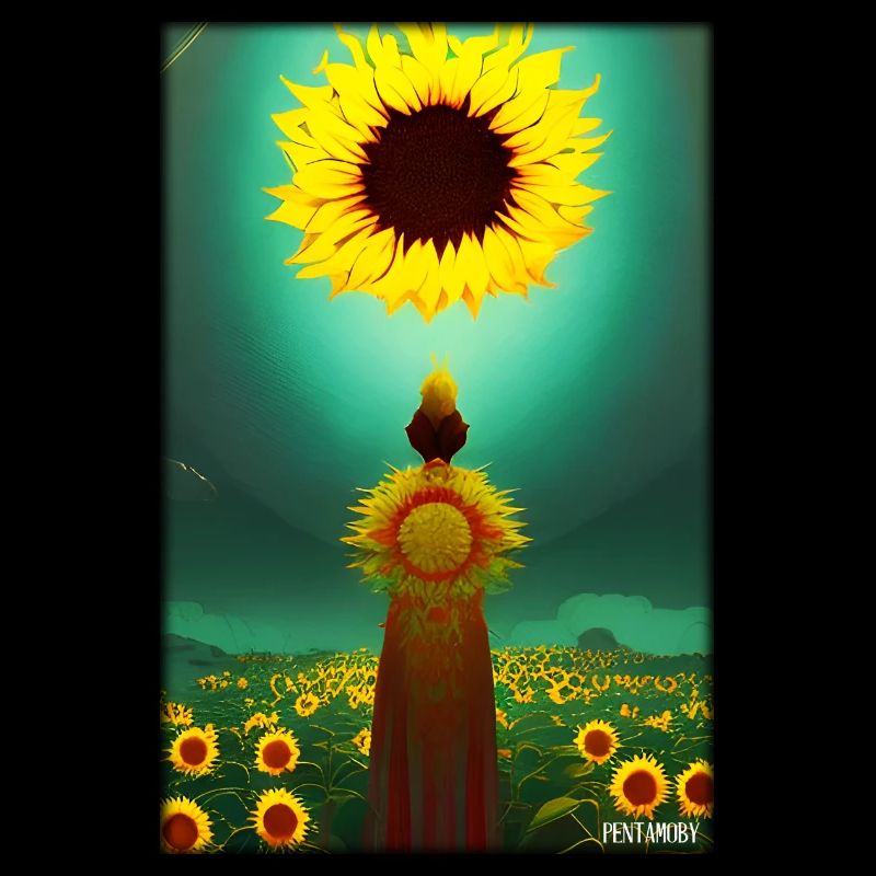 Sunflower Asteraceae Flower Spring Meadow Green