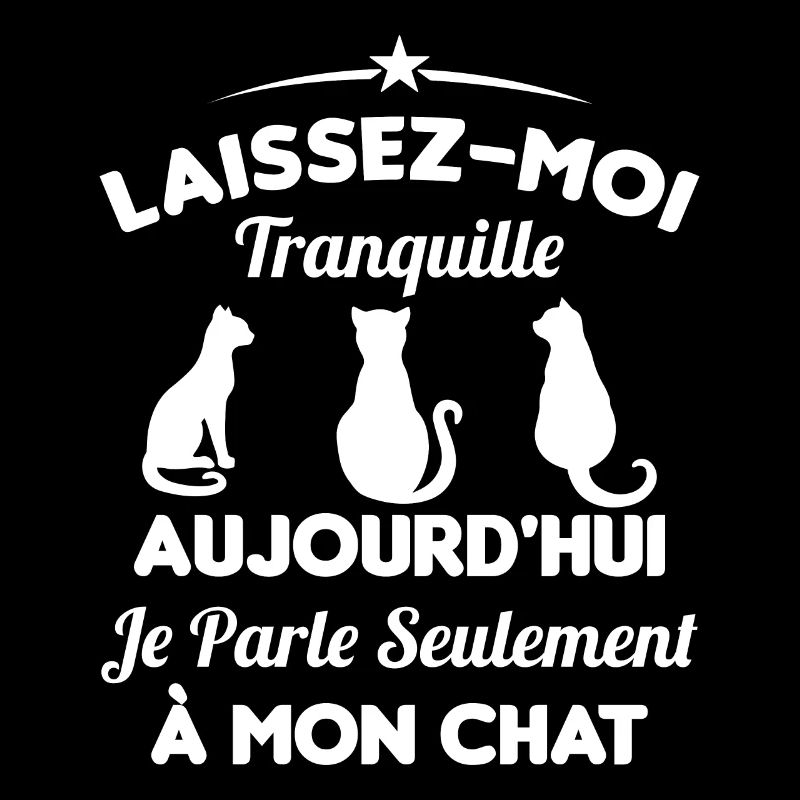 Aujourd'hui je parle seulement à mon chat