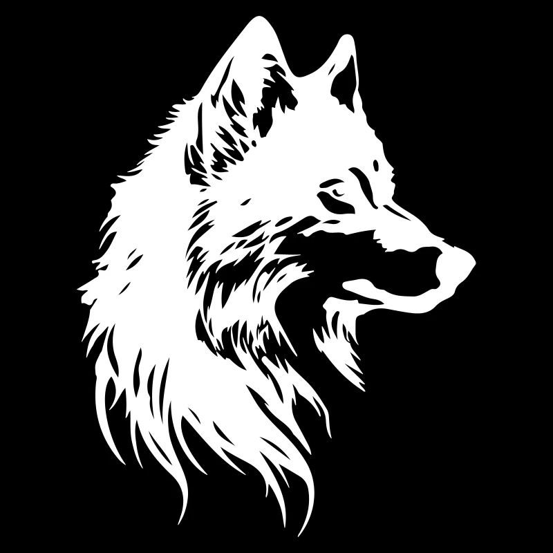 Wolf Kopf Tier
