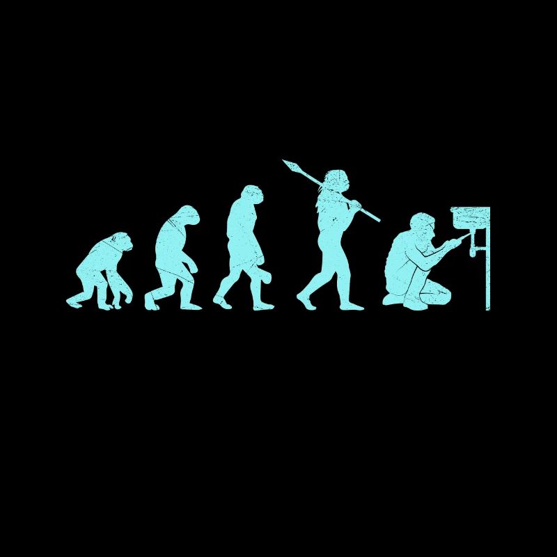 Plombier mécanicien evolution singe homme