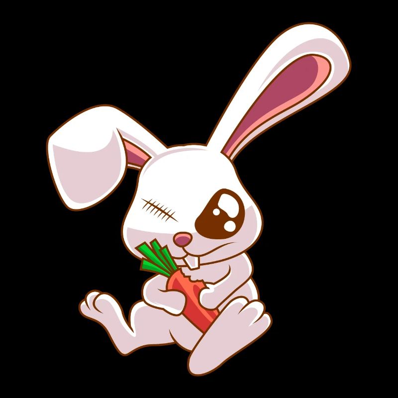 EIn borgne Lapin Zombie Cadeau