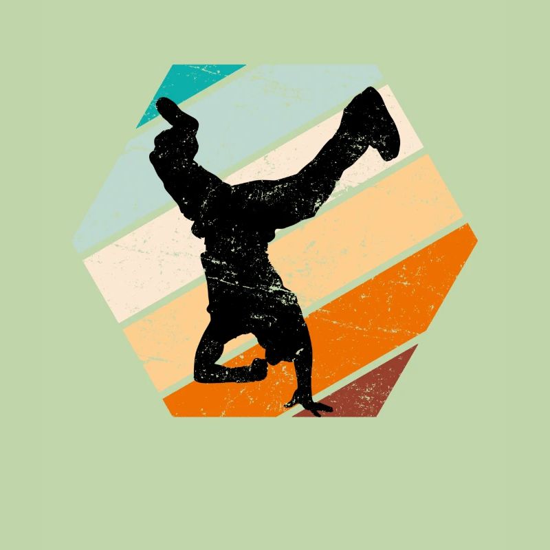 Breakdance Retro Breakdancer B-Boy