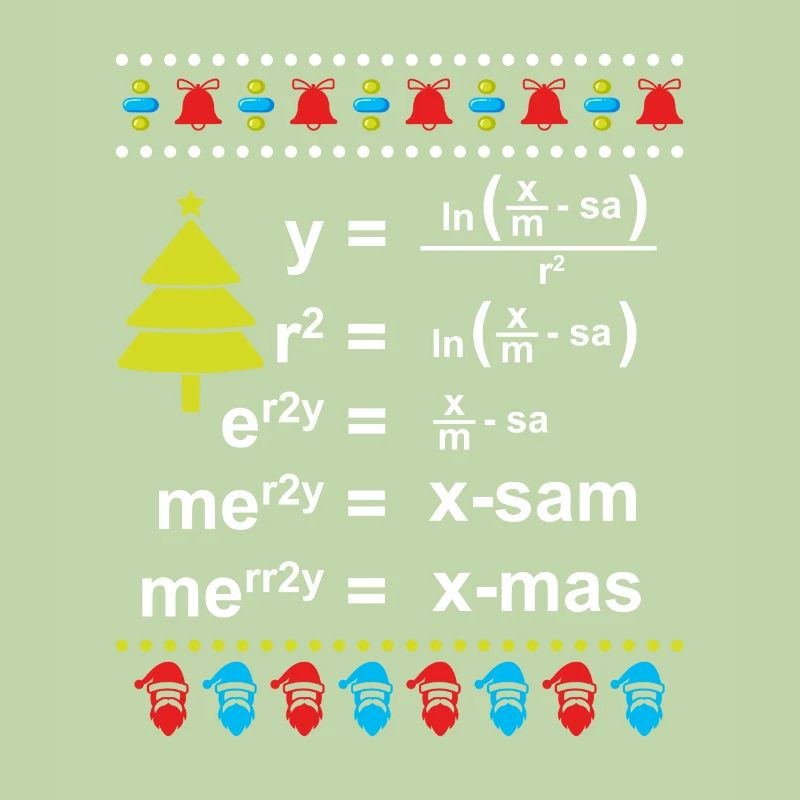 Christmas Math Math Student Funny
