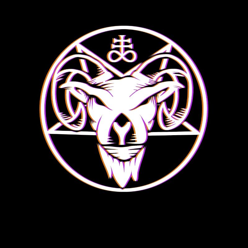 Baphomet Diable Chèvre Satan Symbole Bafomet