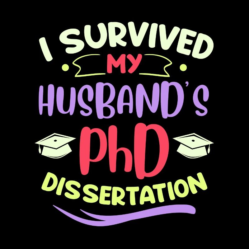 Dissertation des Ehemanns überstanden Partner