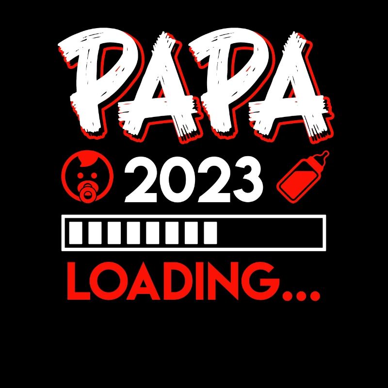 Papa 2023 loading werdender Papa Vater 2023