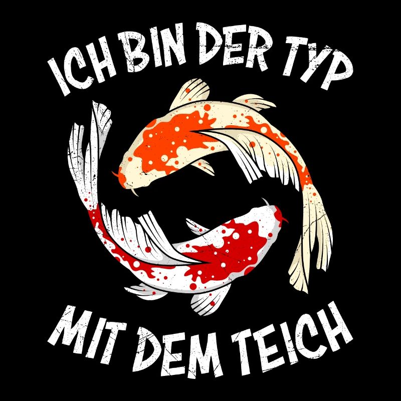 Ich bin der Typ mit dem Teich Koi Teich Koi