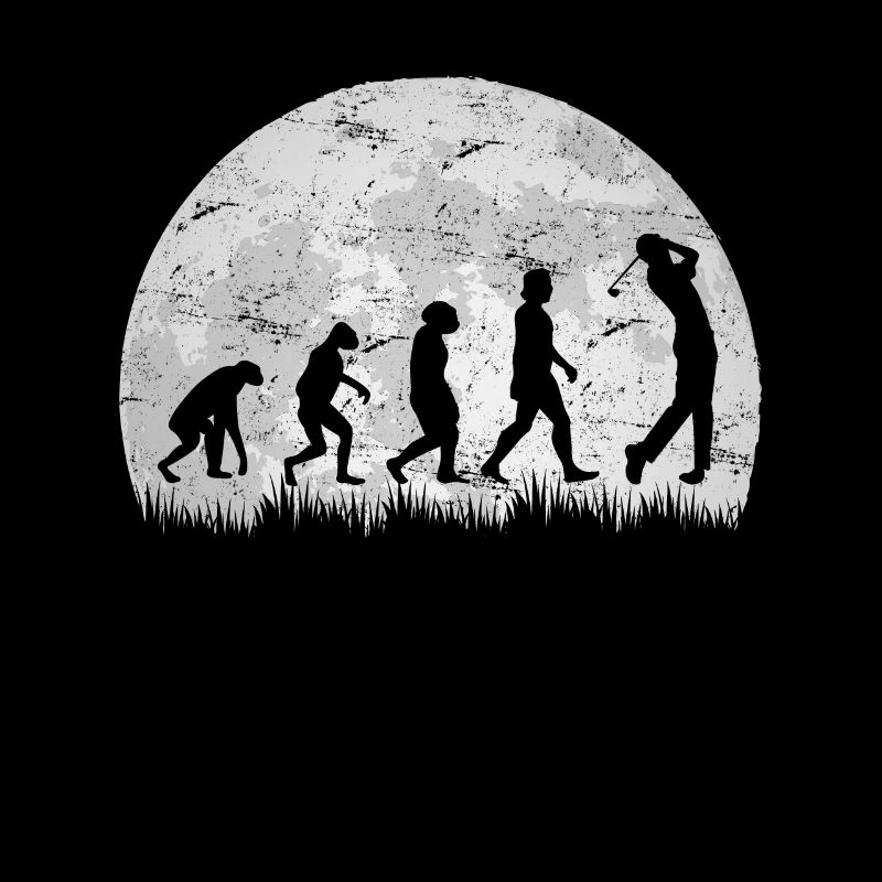 Golf Mond Golfer Golfspieler