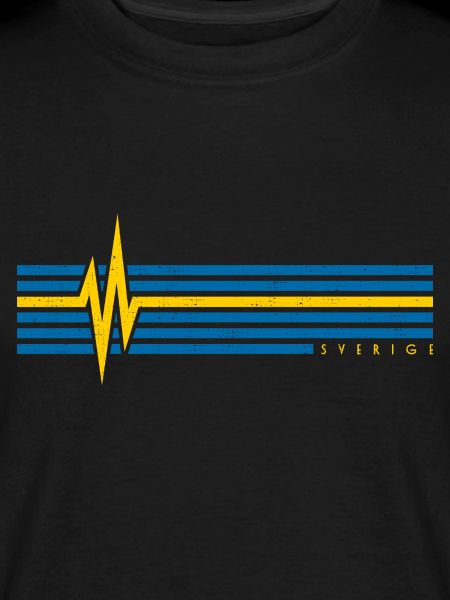 SWEDEN FLAG HEARTBEAT SCANDINAVIA SVERIGE