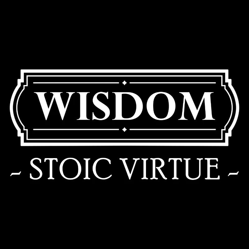 Stoic Virtue Wisdom Stoicism Gift