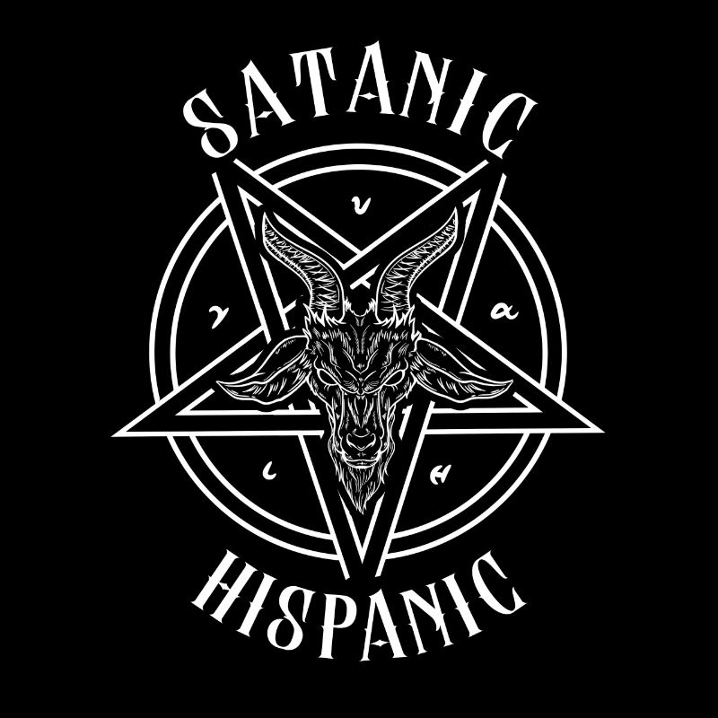 Satanic Hispanic - Baphomet Goat Head Occult